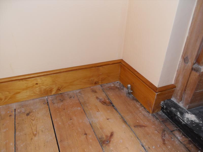 A moulding on top of the skirting adds detail and transforms it