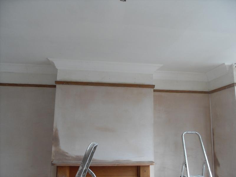 The coving is completed