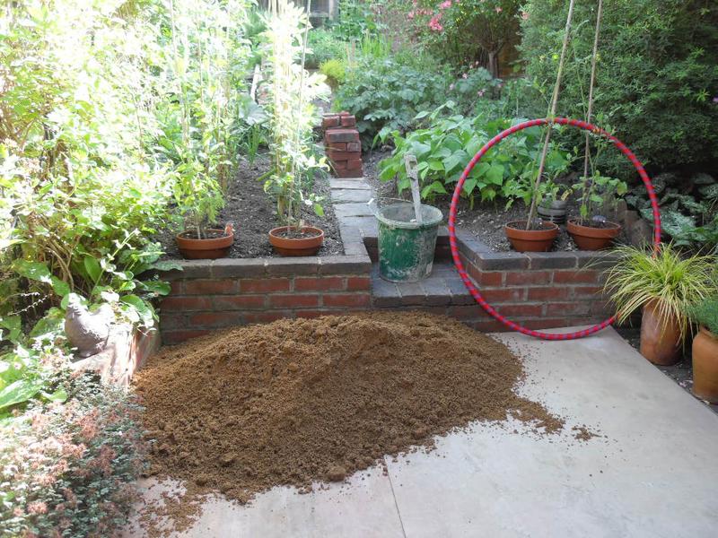 Sand on the patio